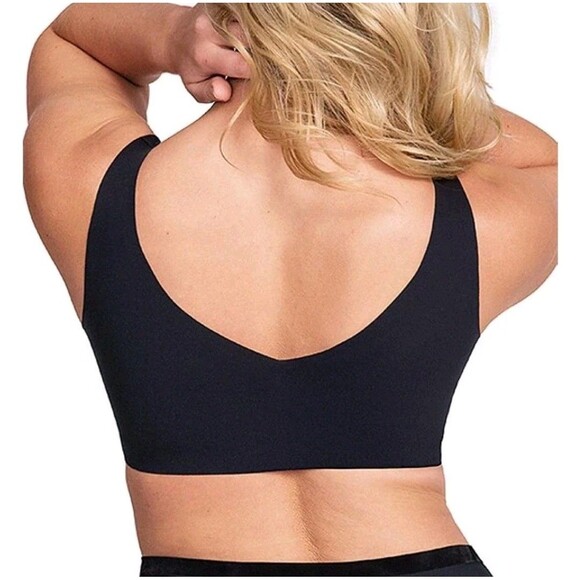 Honeylove Size 1X Softform V-neck Bra Vamp Seamless Wireless Wide Strap - Picture 3 of 8